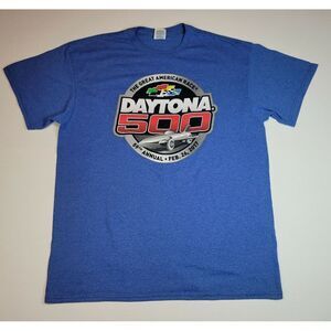 Daytona‎ 500 59th Annual 2017 T-Shirt Mens  Size Large. NASCAR Racing Tee.